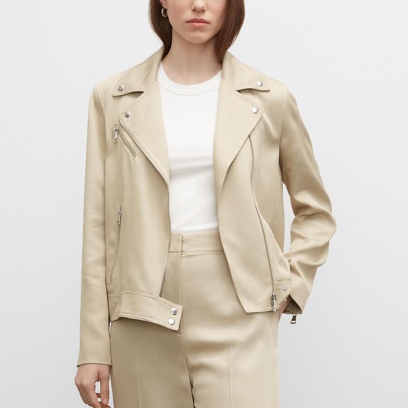 Relaxed Moto Jacket - New With Tags - NEVER WORN - Rye